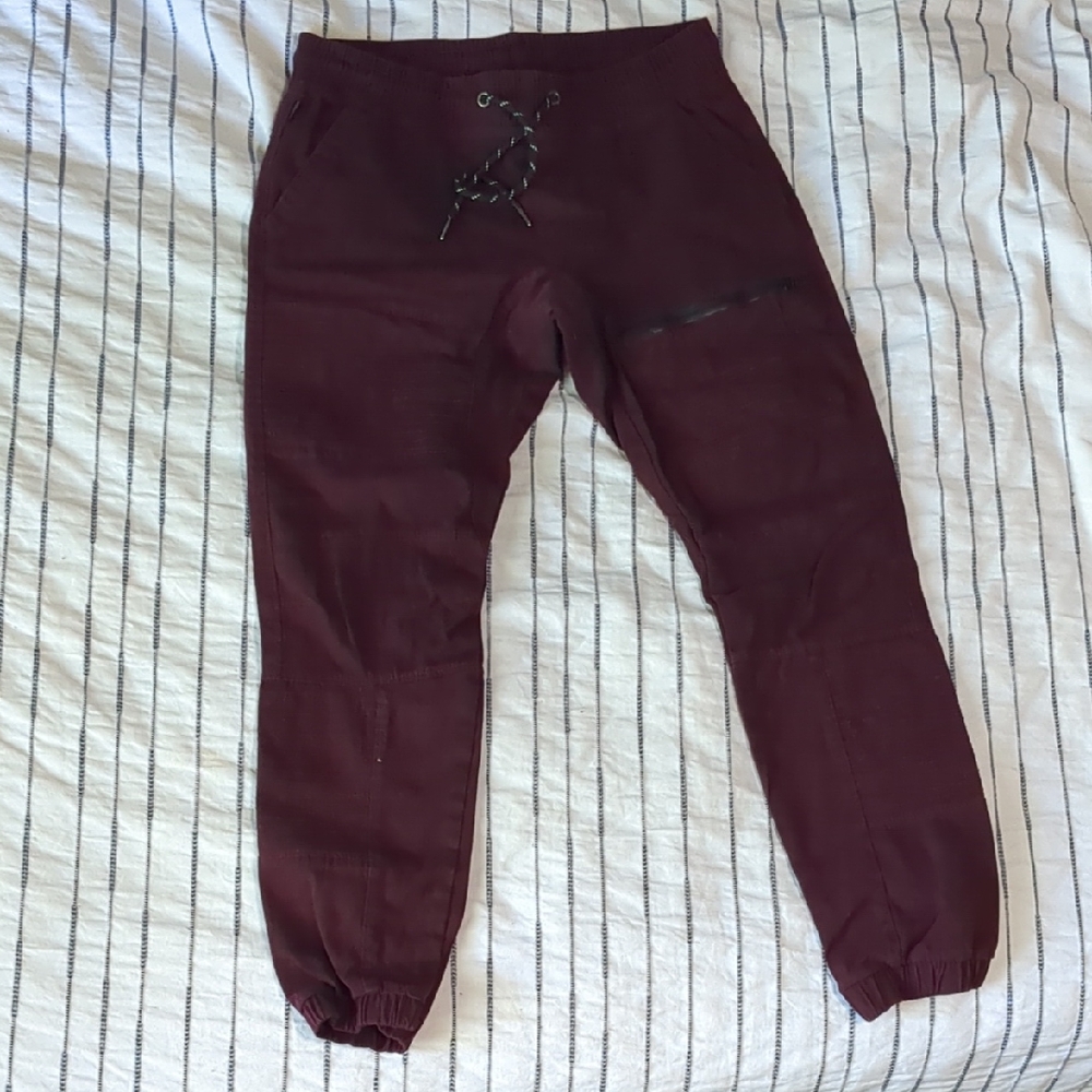 Ring of Fire Men's Burgundy Jogger Pants